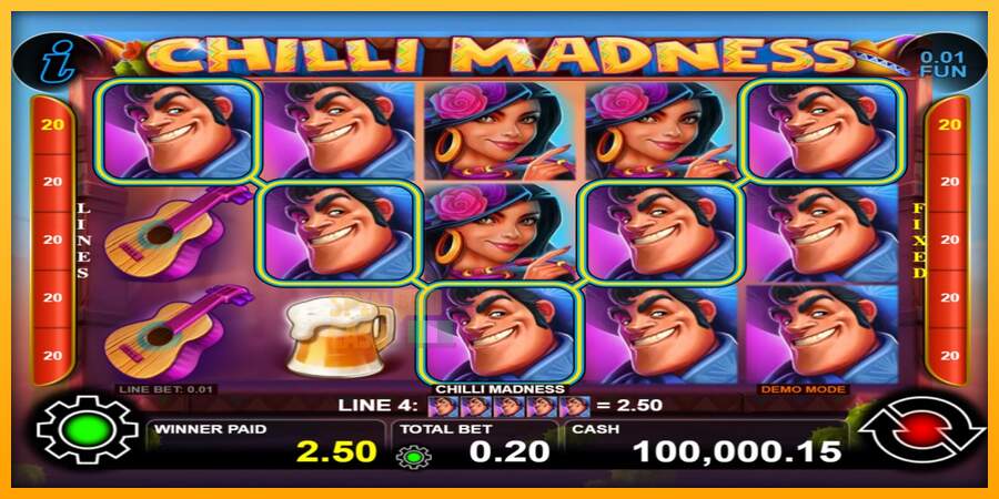 Spielautomat Chilli Madness für echtes geld 2