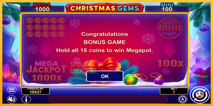 Spielautomat Christmas Gems Hold & Win für echtes geld 6