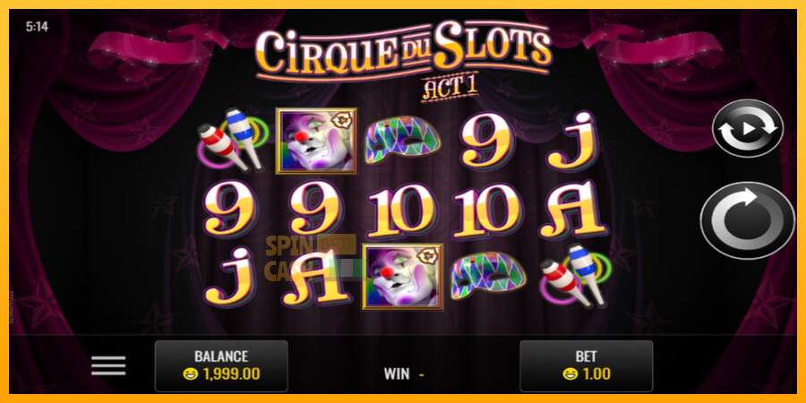 Spielautomat Cirque du Slots für echtes geld 1