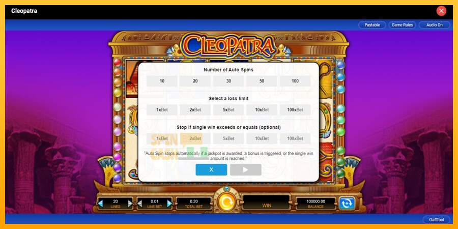 Spielautomat Cleopatra für echtes geld 2