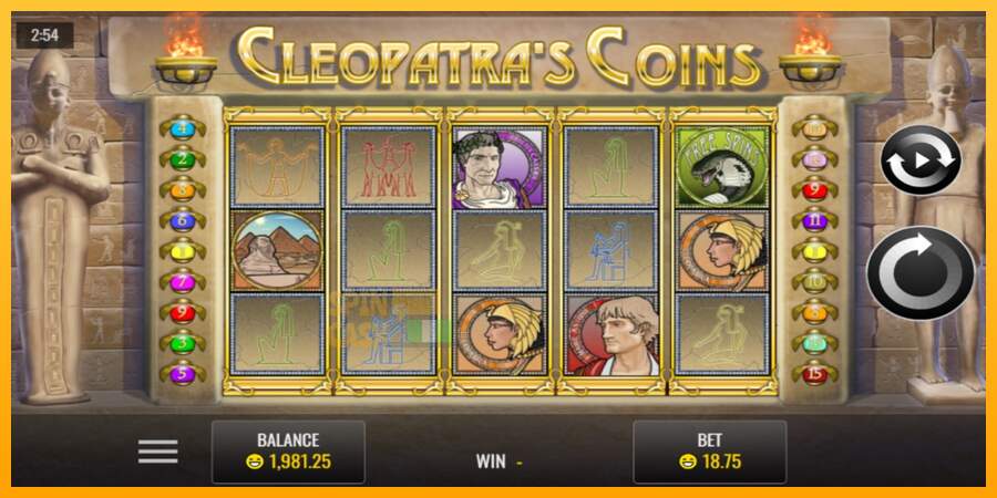 Spielautomat Cleopatra’s Coins für echtes geld 1