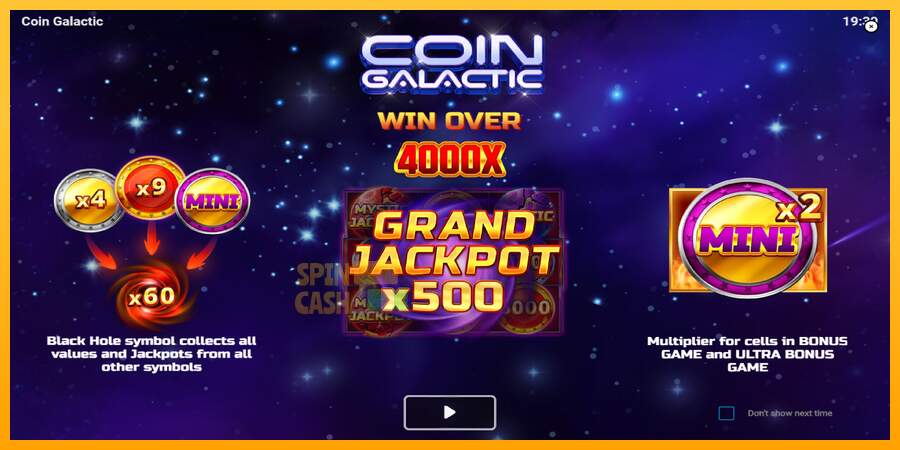 Spielautomat Coin Galactic für echtes geld 1