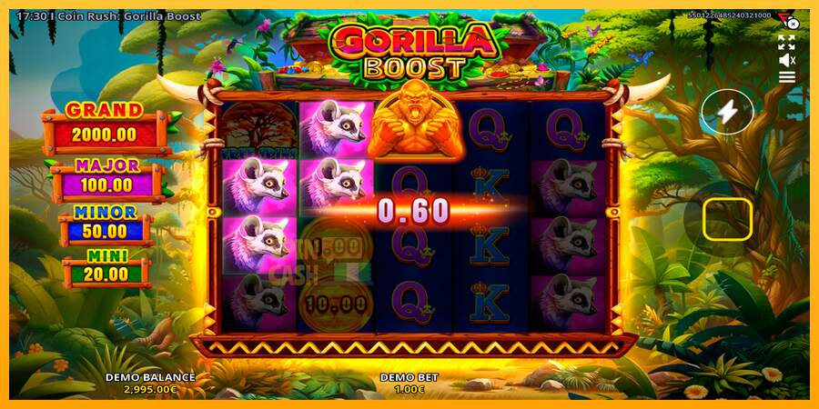 Spielautomat Coin Rush: Gorilla Boost für echtes geld 2