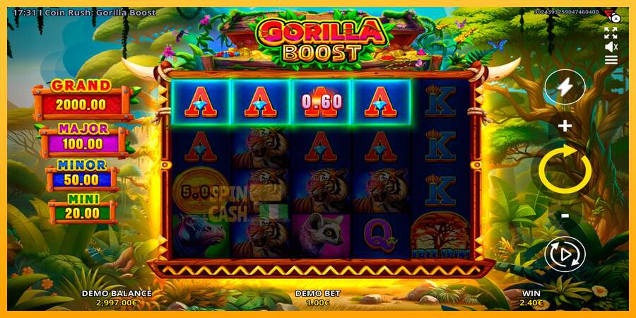 Spielautomat Coin Rush: Gorilla Boost für echtes geld 4