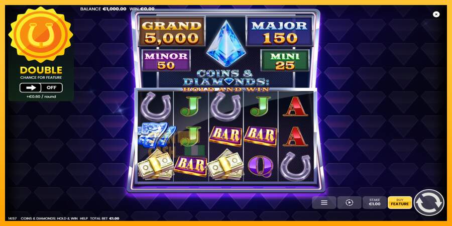 Spielautomat Coins & Diamonds: Hold and Win für echtes geld 2