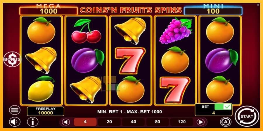 Spielautomat Coinsn Fruits Spins für echtes geld 2