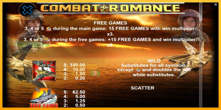 Spielautomat Combat Romance für echtes geld 5