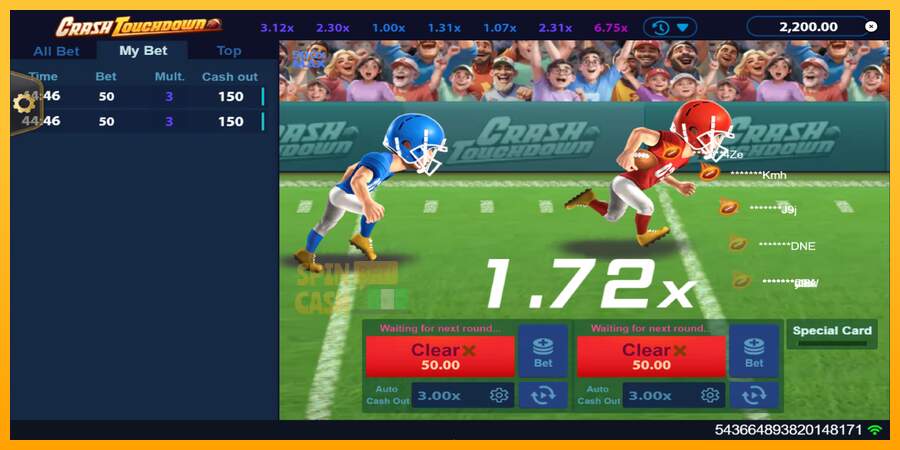 Spielautomat Crash Touchdown für echtes geld 4