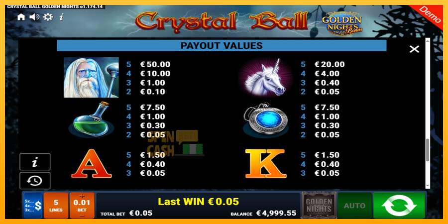 Spielautomat Crystal Ball Golden Nights für echtes geld 6