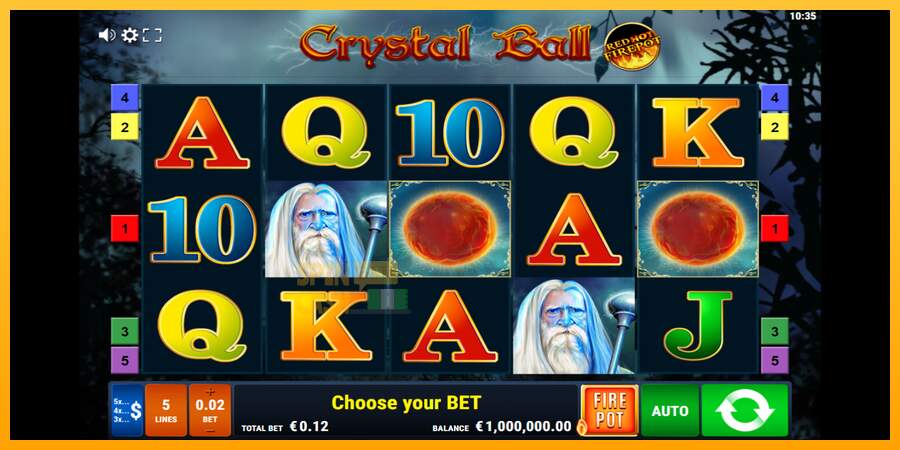 Spielautomat Crystal Ball Red Hot Firepot für echtes geld 2