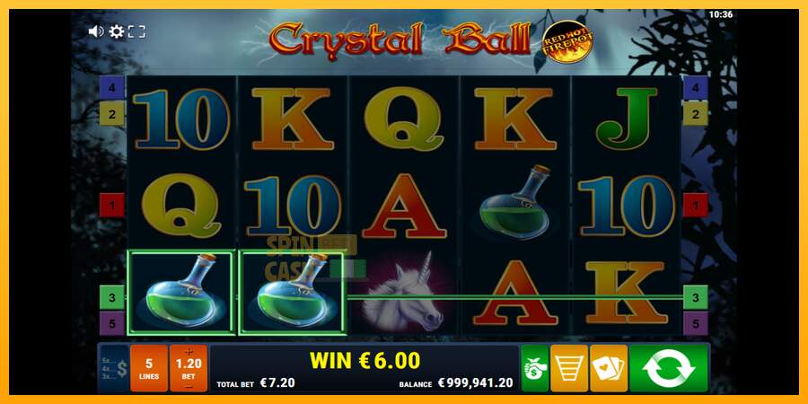 Spielautomat Crystal Ball Red Hot Firepot für echtes geld 3