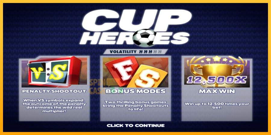 Spielautomat Cup Heroes für echtes geld 1