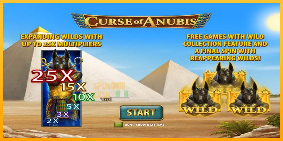 Spielautomat Curse of Anubis für echtes geld 1