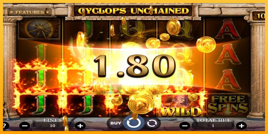 Spielautomat Cyclops Unchained für echtes geld 3