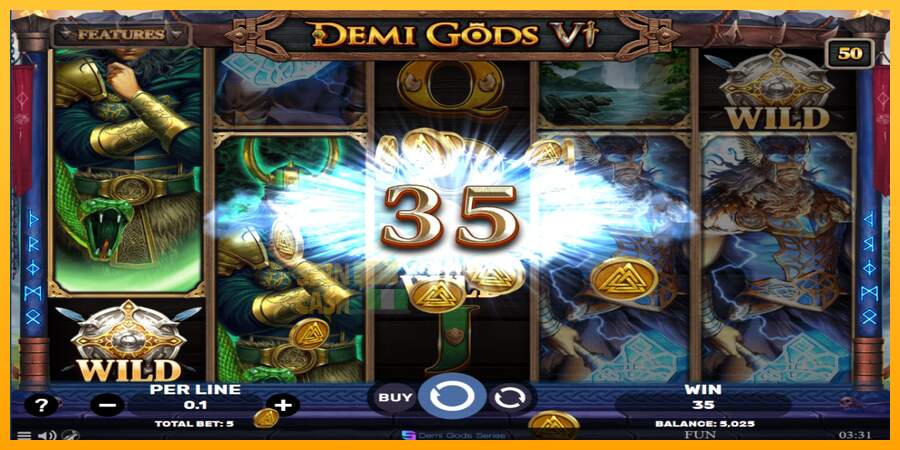 Spielautomat Demi Gods 6 für echtes geld 3