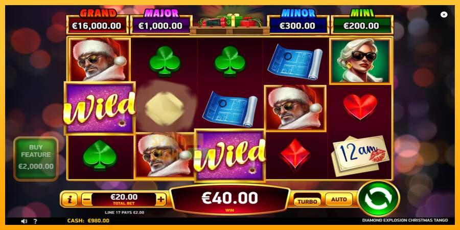 Spielautomat Diamond Explosion Christmas Tango für echtes geld 3