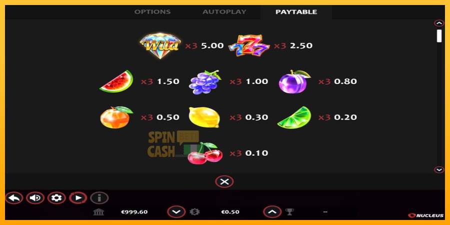 Spielautomat Diamond Fruit Deluxe für echtes geld 3