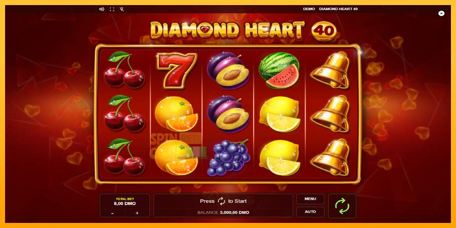 Spielautomat Diamond Heart 40 für echtes geld 1