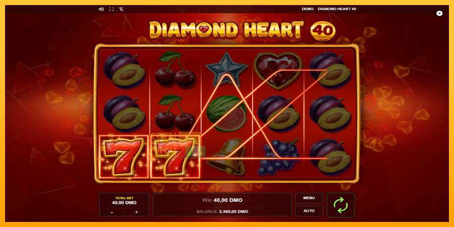 Spielautomat Diamond Heart 40 für echtes geld 4