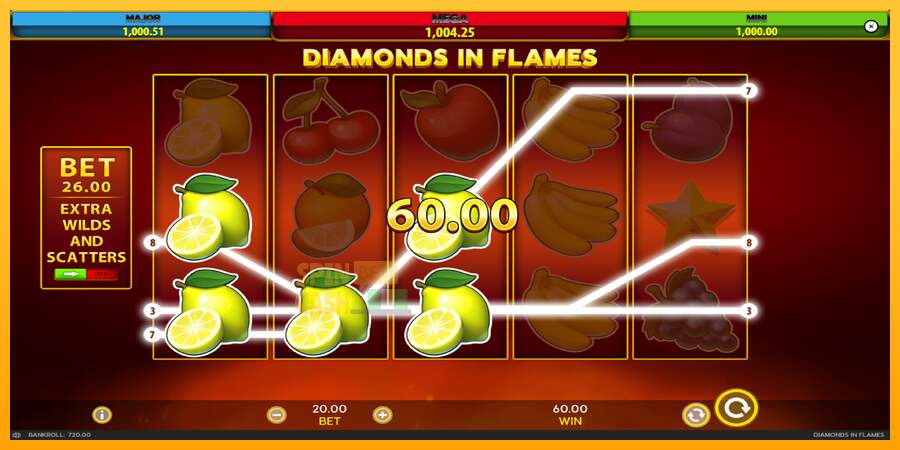 Spielautomat Diamonds in Flames für echtes geld 3