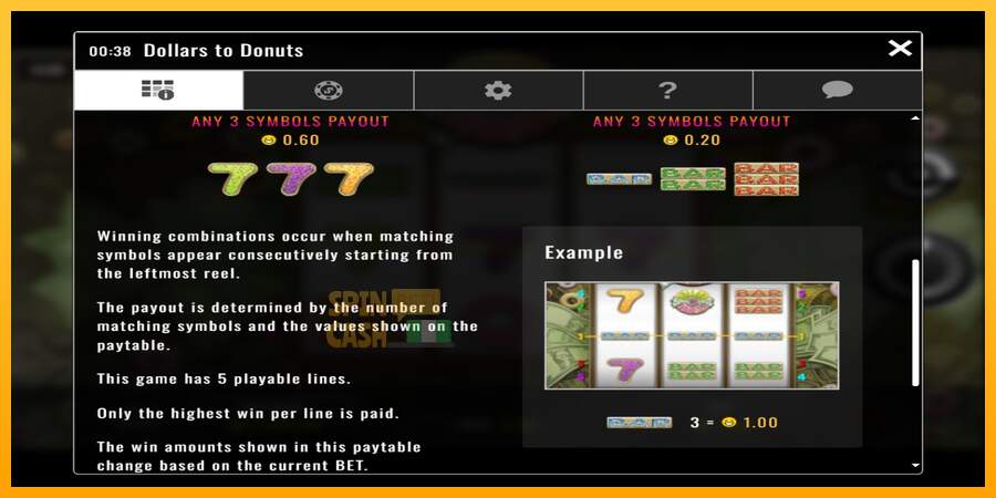 Spielautomat Dollars to Donuts für echtes geld 4