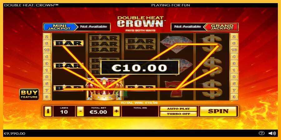 Spielautomat Double Heat: Crown für echtes geld 3