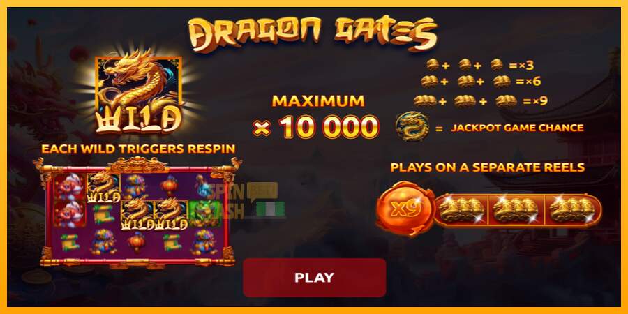 Spielautomat Dragon Gates für echtes geld 1