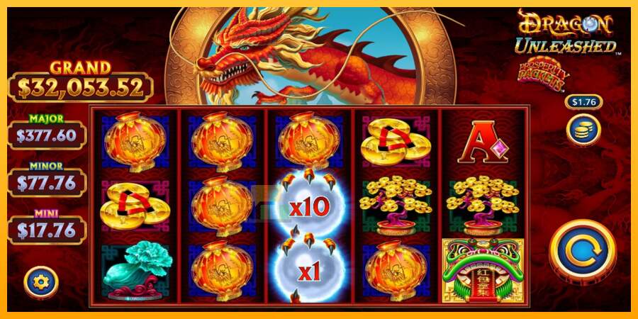 Spielautomat Dragon Unleashed - Prosperity Packets für echtes geld 3