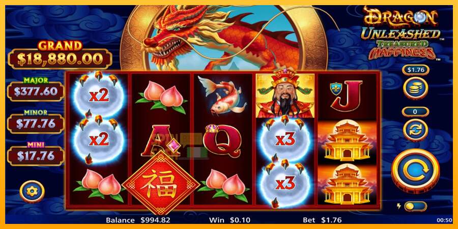 Spielautomat Dragon Unleashed Treasured Happiness für echtes geld 2