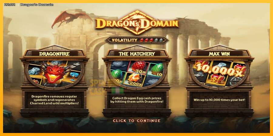 Spielautomat Dragons Domain für echtes geld 1