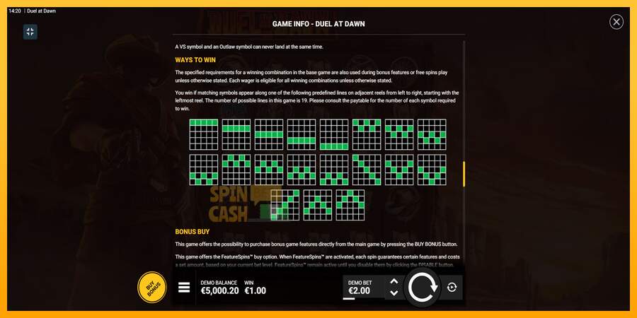 Spielautomat Duel at Dawn für echtes geld 7