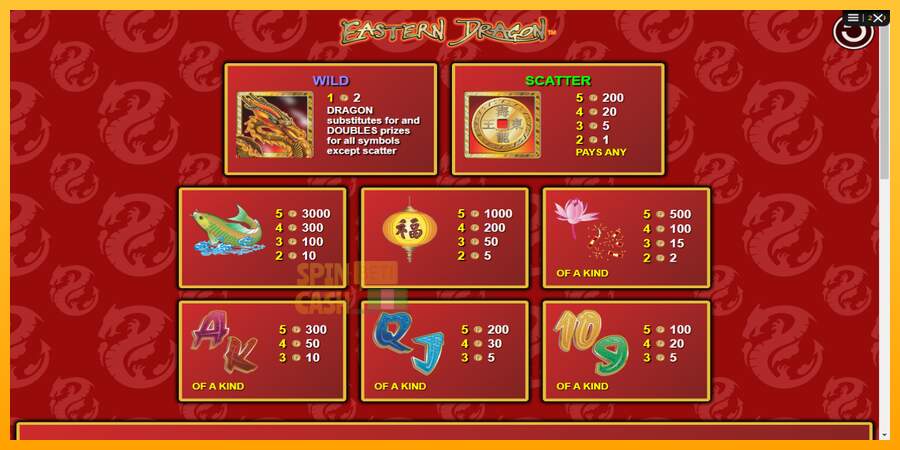 Spielautomat Eastern Dragon für echtes geld 5