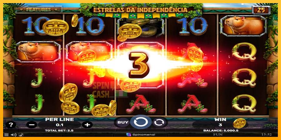 Spielautomat Estrelas da Independencia für echtes geld 3