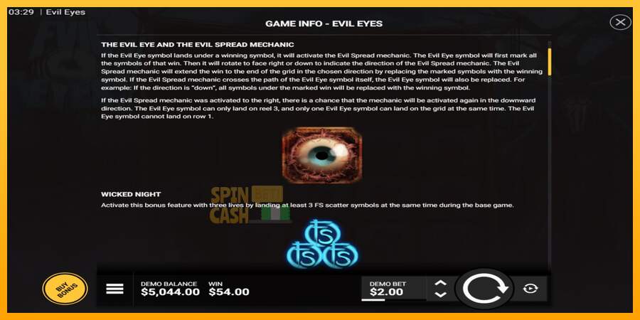 Spielautomat Evil Eyes für echtes geld 4