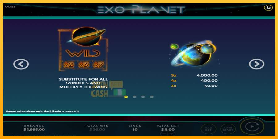 Spielautomat Exo Planet für echtes geld 4