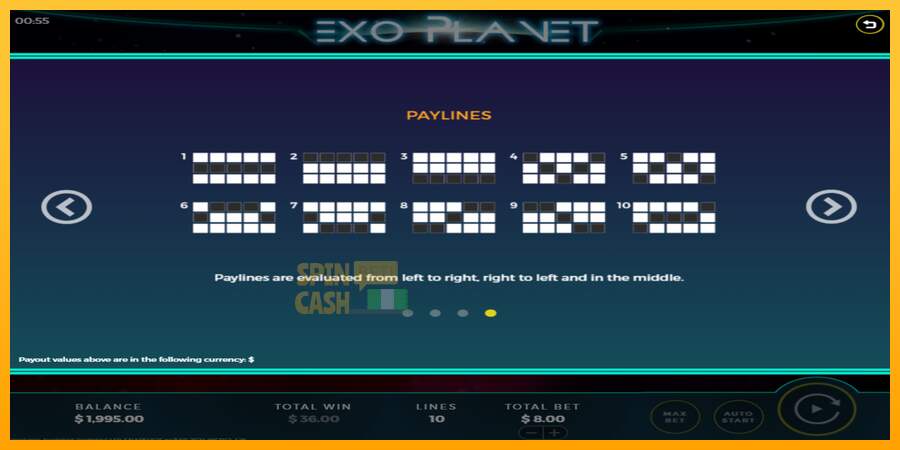 Spielautomat Exo Planet für echtes geld 6