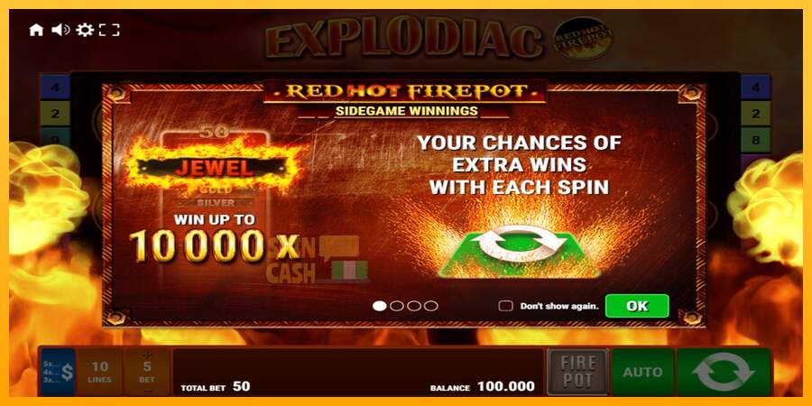 Spielautomat Explodiac Red Hot Firepot für echtes geld 1