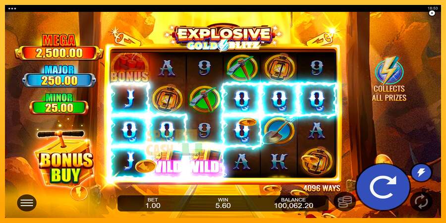 Spielautomat Explosive Gold Blitz für echtes geld 5