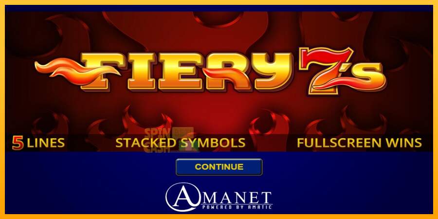 Spielautomat Fiery 7s für echtes geld 1