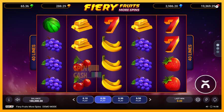 Spielautomat Fiery Fruits More Spins für echtes geld 1