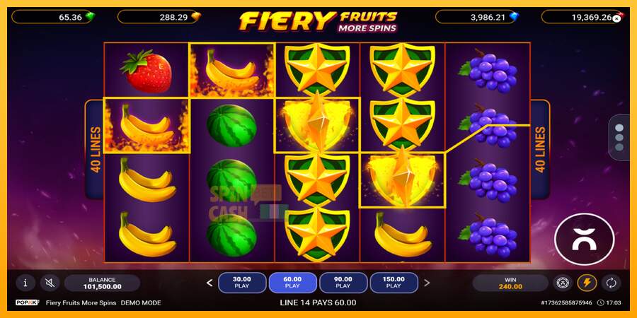 Spielautomat Fiery Fruits More Spins für echtes geld 3