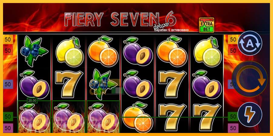 Spielautomat Fiery Sevens Deluxe Six für echtes geld 3