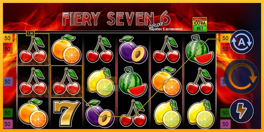 Spielautomat Fiery Sevens Deluxe Six für echtes geld 4