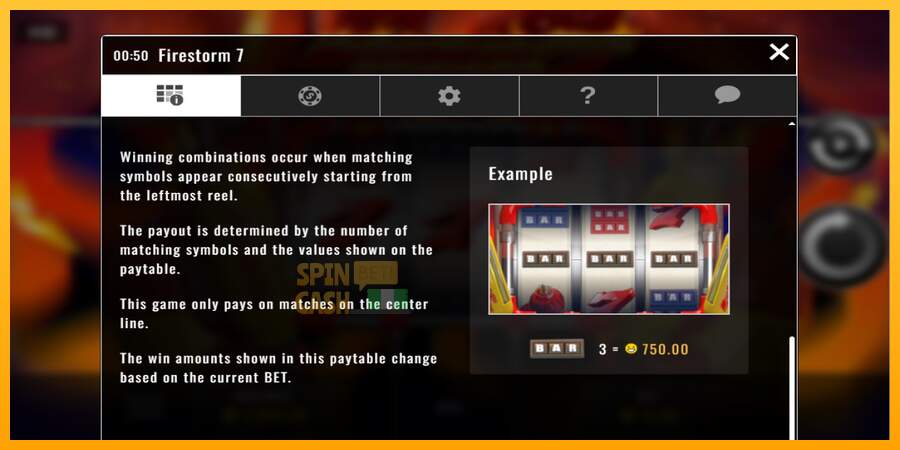 Spielautomat Firestorm 7 für echtes geld 5