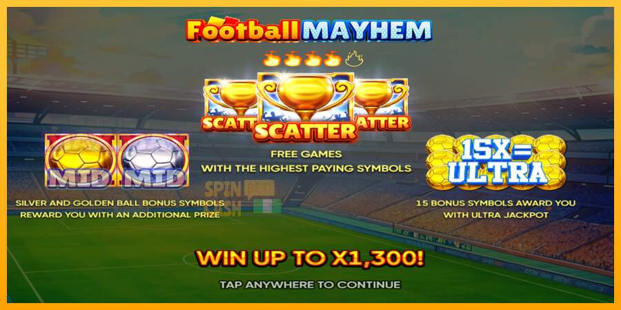 Spielautomat Football Mayhem für echtes geld 1