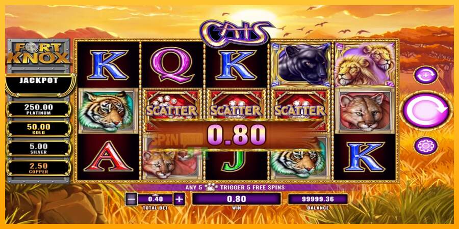 Spielautomat Fort Knox Cats für echtes geld 3