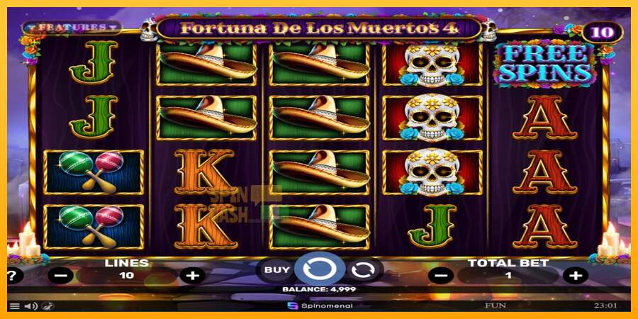 Spielautomat Fortuna De Los Muertos 4 für echtes geld 2