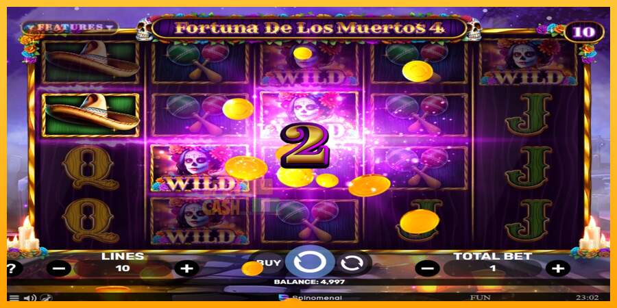 Spielautomat Fortuna De Los Muertos 4 für echtes geld 3