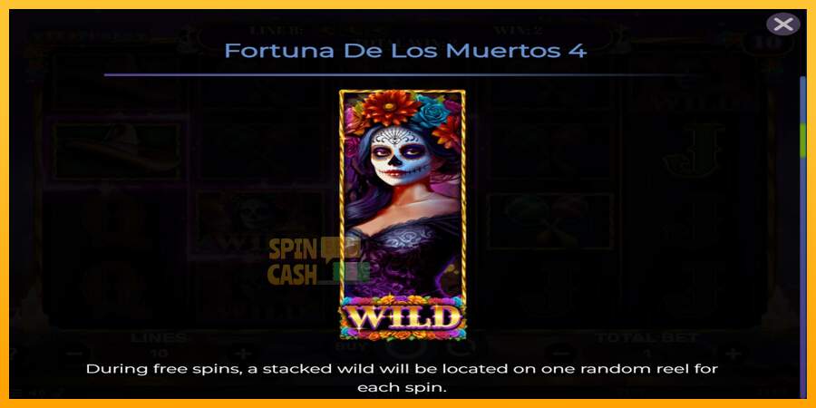 Spielautomat Fortuna De Los Muertos 4 für echtes geld 5