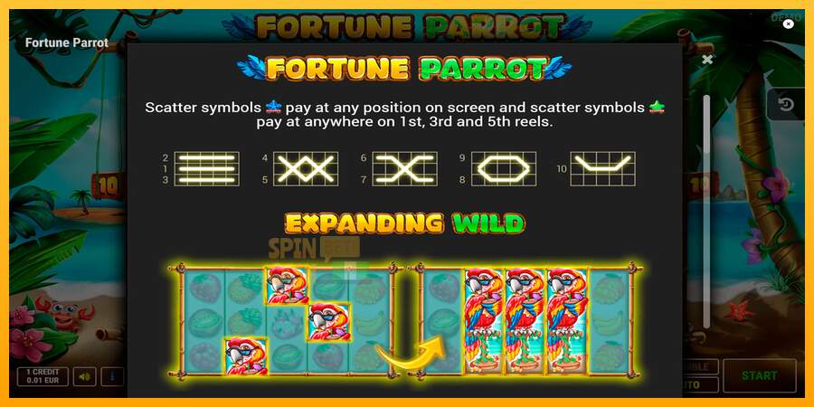 Spielautomat Fortune Parrot für echtes geld 7